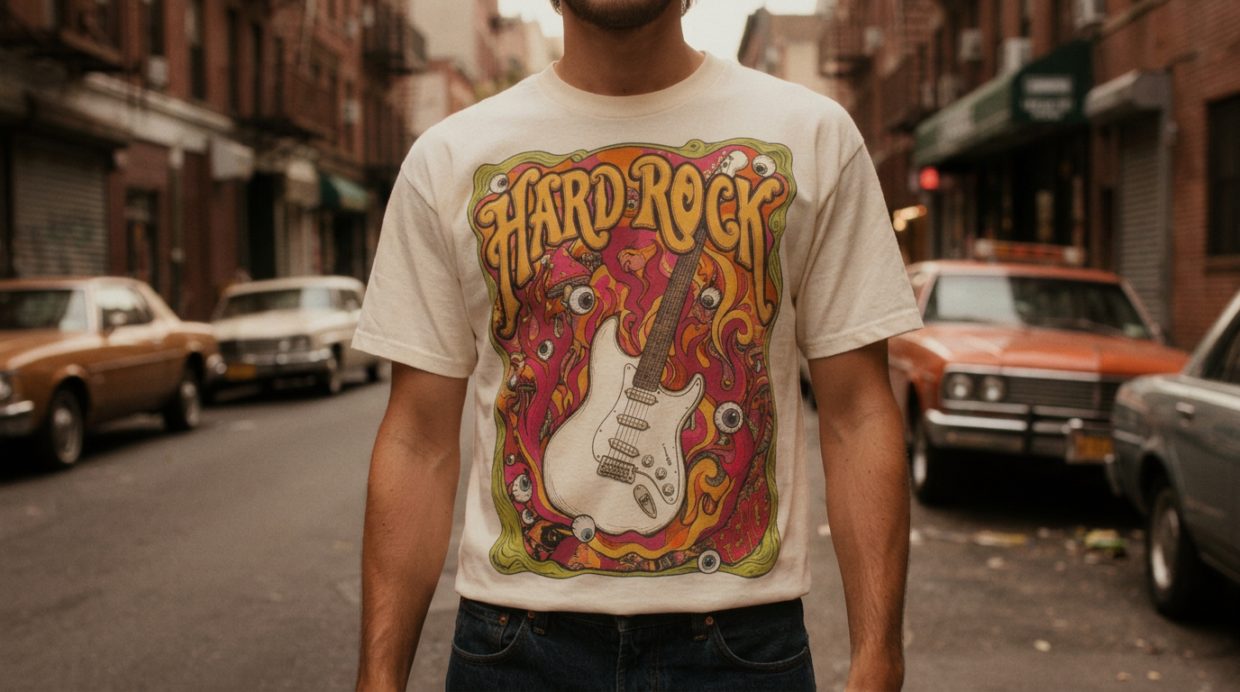 Firefly_Gemini Flash_a new photo of the same model, tshirt, and sceneario, focus on the tshirt, not showin 961398 (2)